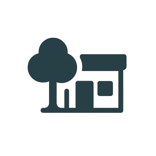 Tree service background overview icon